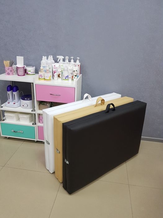 Переносна кушетка складана – міцна, зручна, якісна. Ширина 60,70,80см