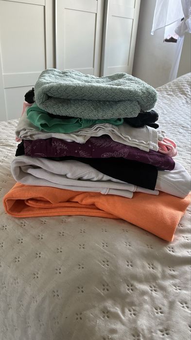 Zestaw ubran bluza top koszulka pizama XS/S/M