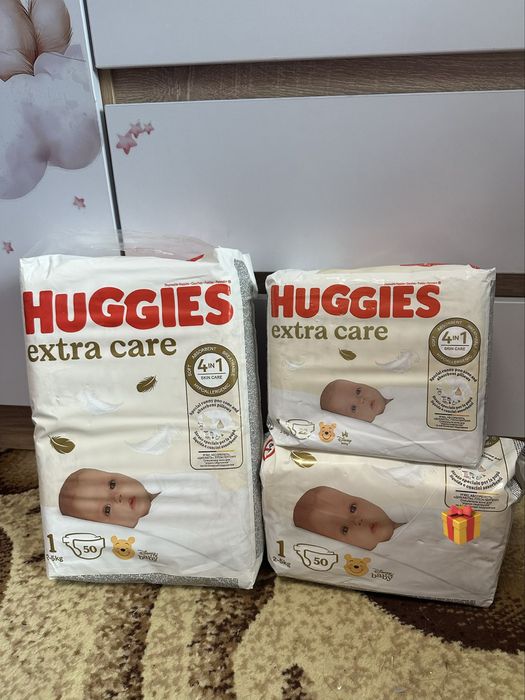 Підгузки Huggies extra care 1