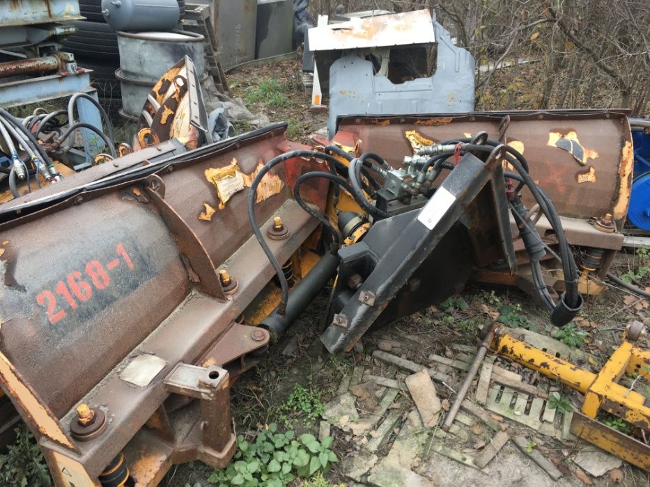 Pług do śniegu Tellefsdal Schmidt odśnieżny regulowany V hydrauliczny