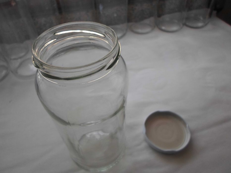 frascos de conservação