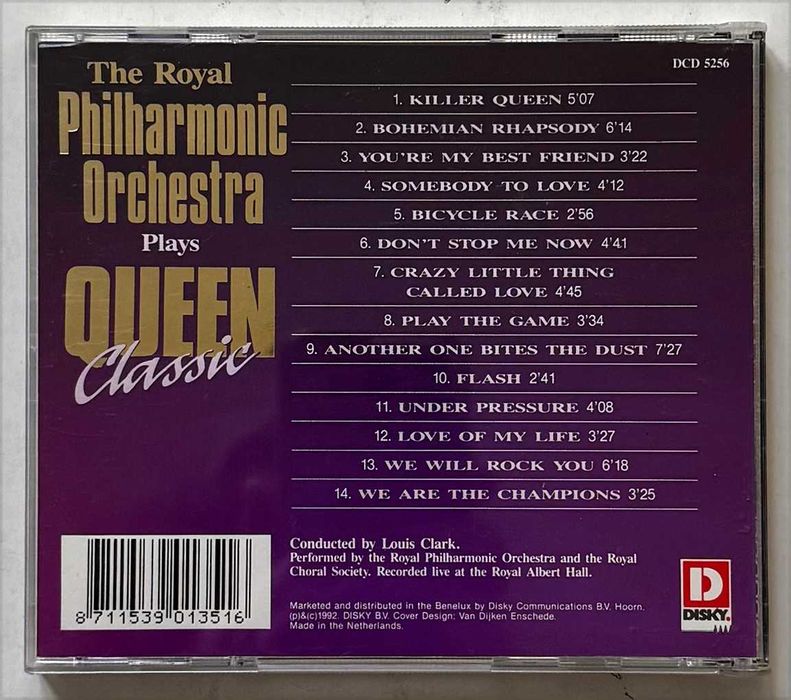 CD_The Royal Philharmonic Orchestra plays QUEEN. Como novo.