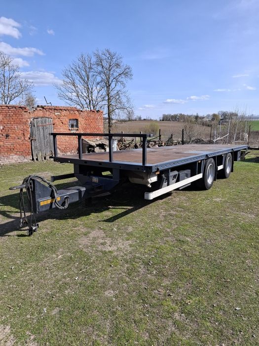 Przyczepa tandem laweta górny zaczep