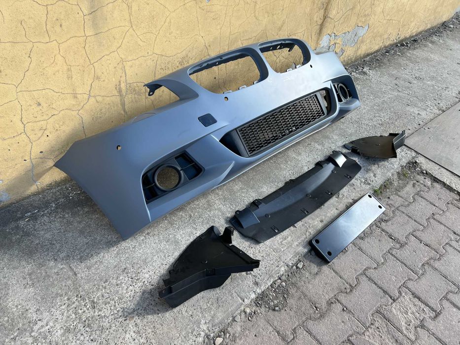 передний бампер бмв ф10 м пакет рестайлинг до рестайлинг m paket bmw f10 f11 БАМПЕР комплектный
