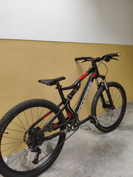Bicicleta Rockrider ST530s 27.5", suspensão total, bom estado