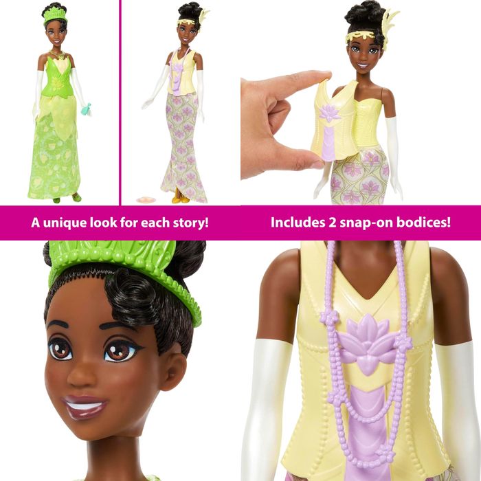 Лялька Mattel Disney Princess Попелюшка, Тіана, Рапунцель, Бель, Моана