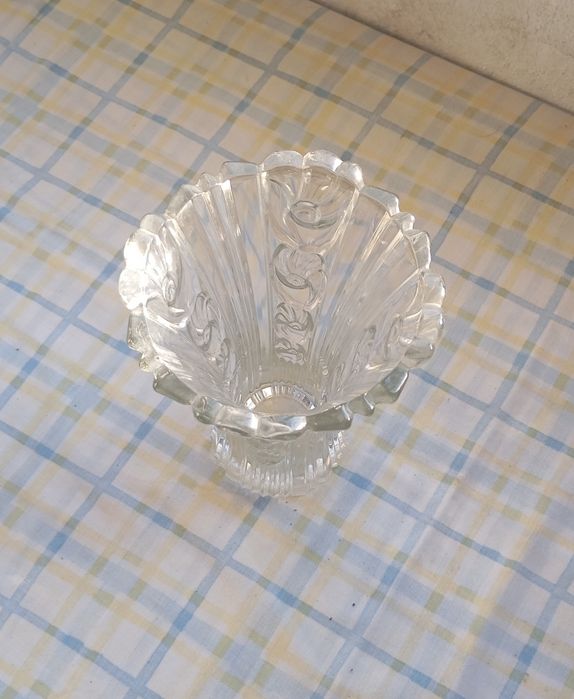 Jarra em Cristal Trabalhado Vintage