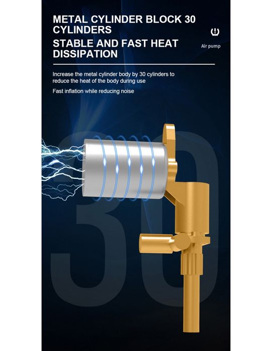 Compressor de Ar Elétrico Portátil