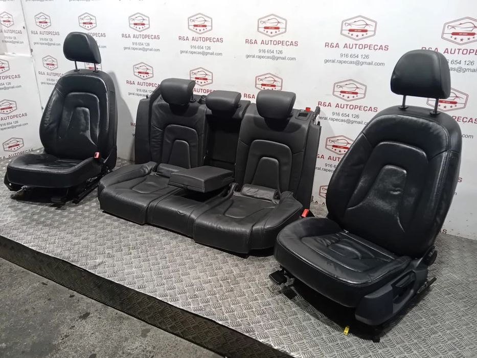 Conjunto de Bancos Audi A4 B8 em Pele Sedan Originais
