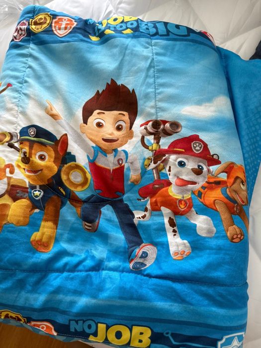 Edredão Penas - Cama Individual Criança - Patrulha Pata