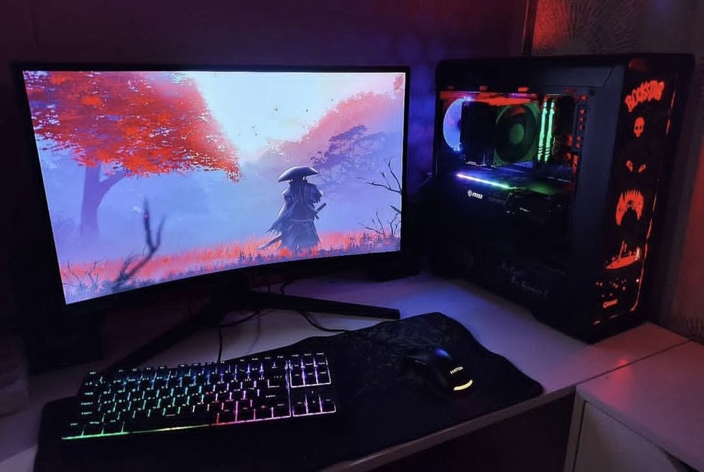 Ігровий комп'ютер + Монітор 27' (R5 3600x,RTX3060,16 ОЗУ)