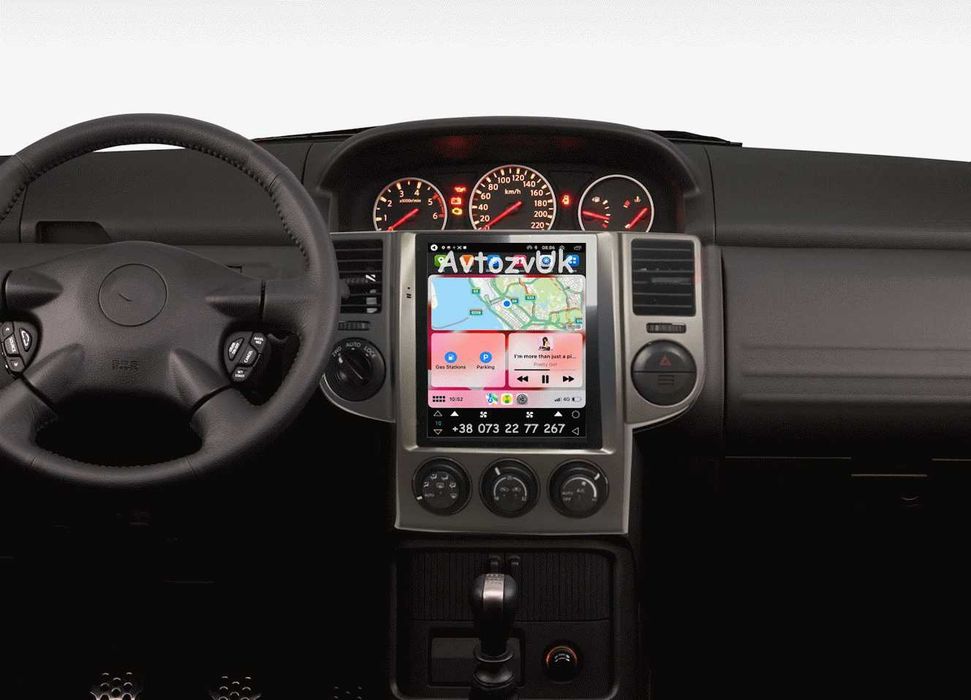 Магнитола X-TRAIL Nissan T31 GPS 2 дин Т31 Tesla CarPlay Тесла Android