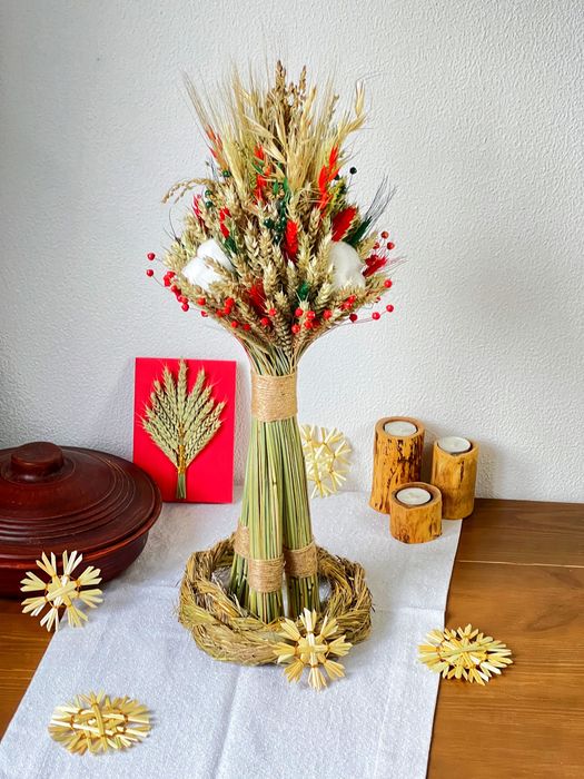 Дідух, дідухи, сніп, подарунок Різдво, декор на Різдво