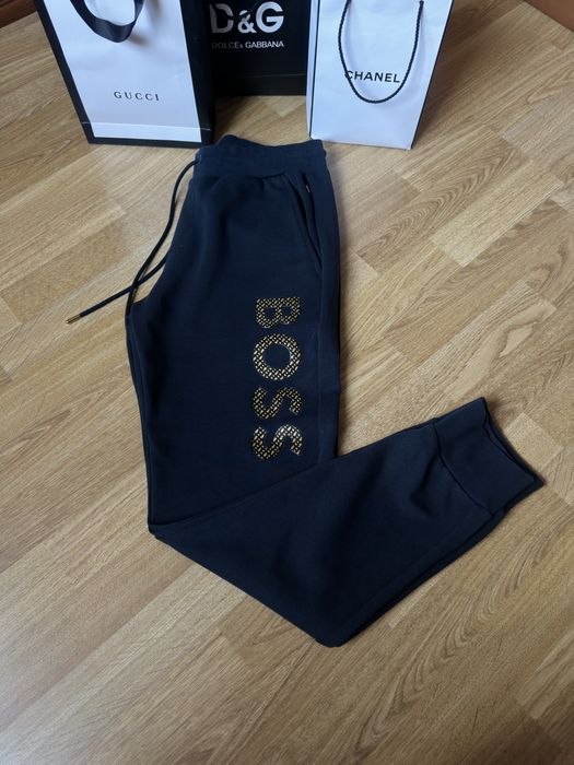Чоловічі спортивні штани Boss темно-сині S-M