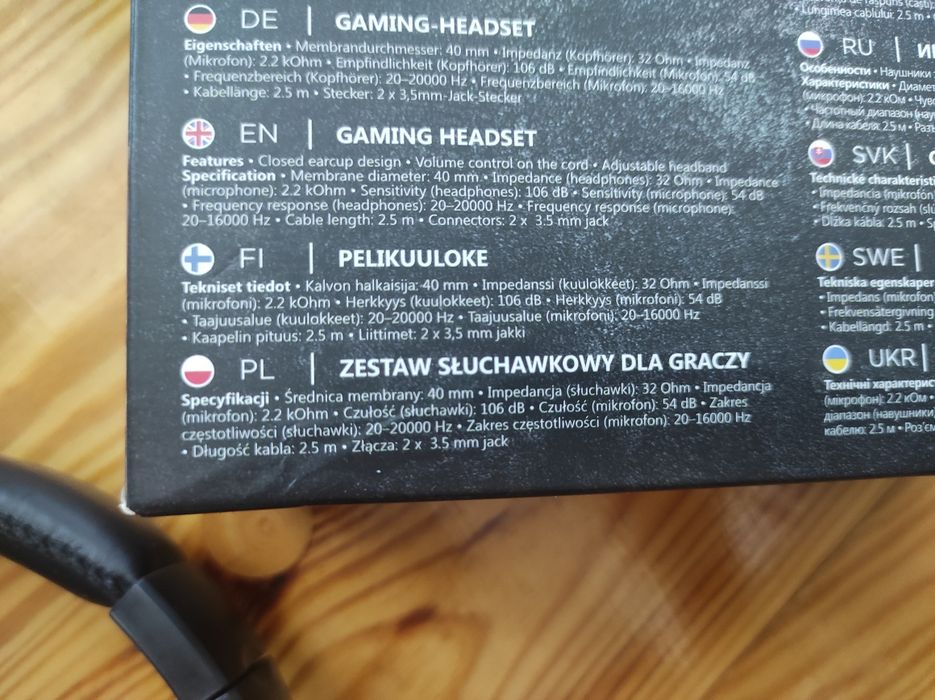 Słuchawki gaminowe Defender G-160