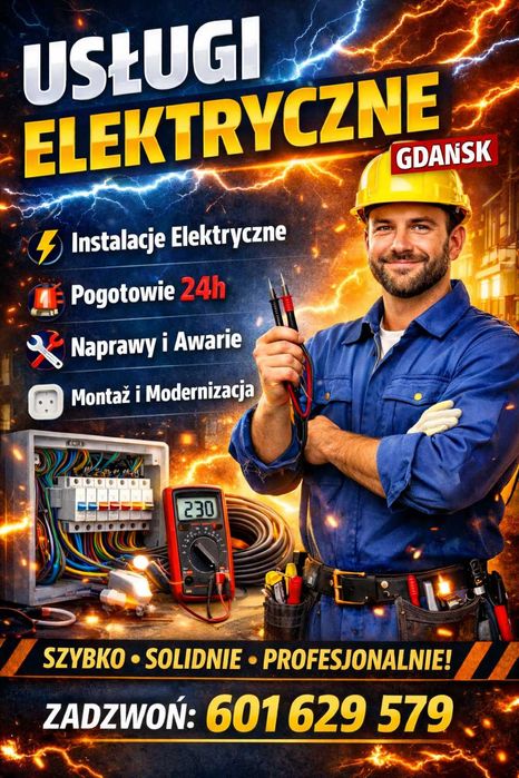 Uslugi elektryczne, elektryk
