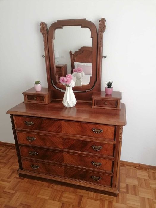 Mobília quarto casal madeira