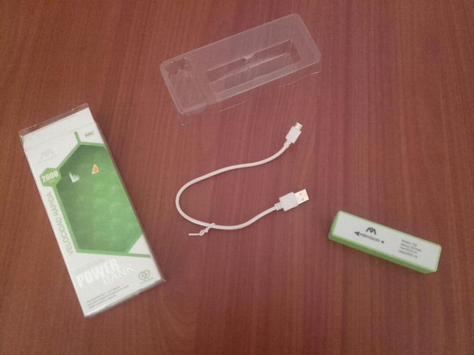 Carregador portátil novo para telemóvel