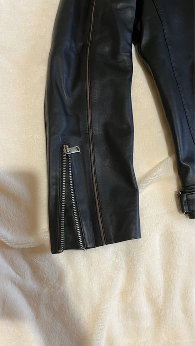 Чоловіча шкіряна куртка , кожанка , натуральна шкіра