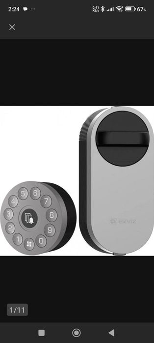 Zestaw inteligentny zamek EZVIZ DL01S Lock Kit Lock + Keypad