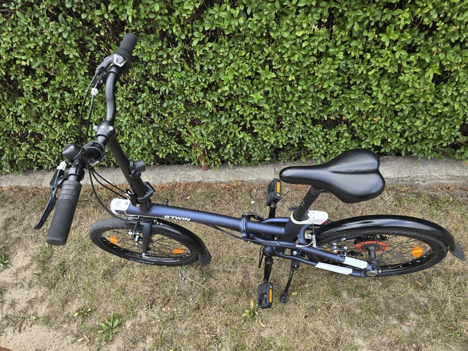 Składak 7 przerzutek  B'TWIN TILT 500 – Stan Jak NowY! (Wciąż ma kolce na oponach!) Rower składany aluminiowy lekki.OKAZJA