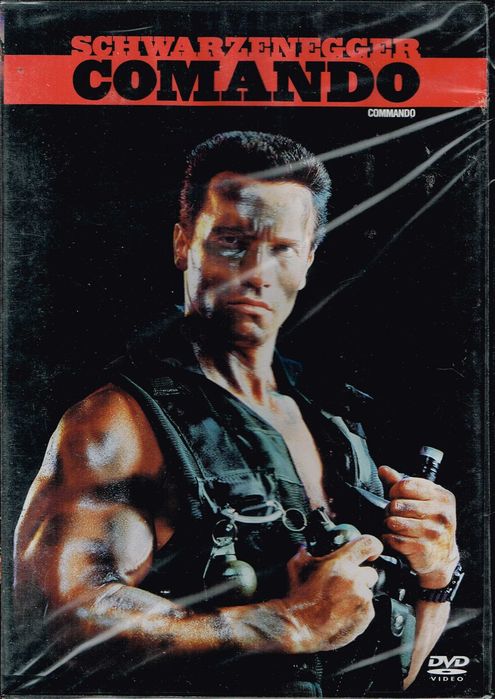 Filme em DVD: Comando (com Arnold Schwarzenegger) - NOVO! SELADO!