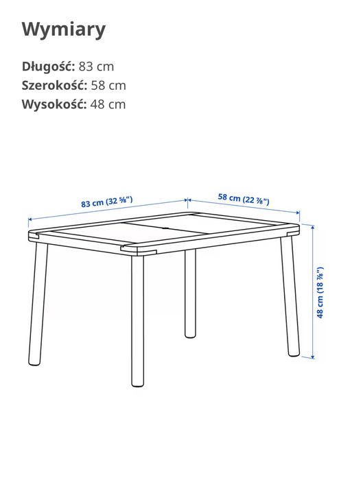 Biurko dziecięce Ikea