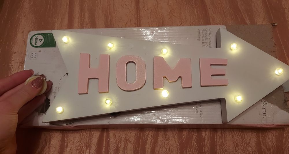 Dekoracja led piękna