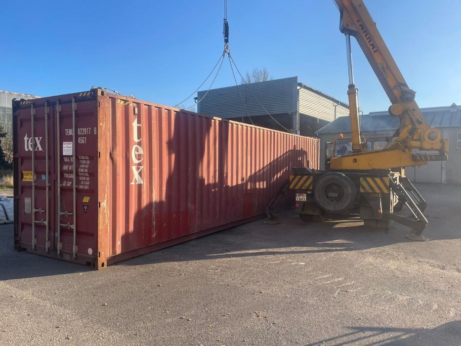 Kontener morski 40HC 40ft – suchy, solidny, dostawa