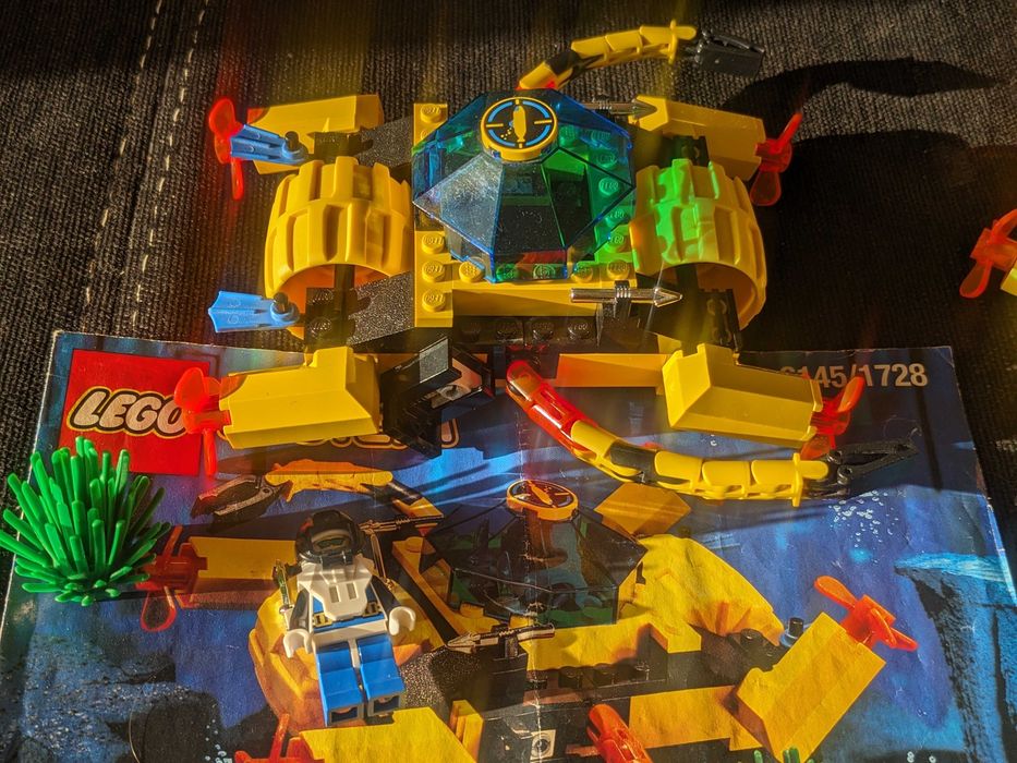 2 x LEGO 6145 Aquazone: Aquanauts - Crystal Crawler + instrukcja