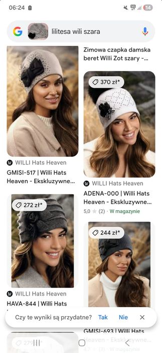 Willi czapka wełniana 100% Colette