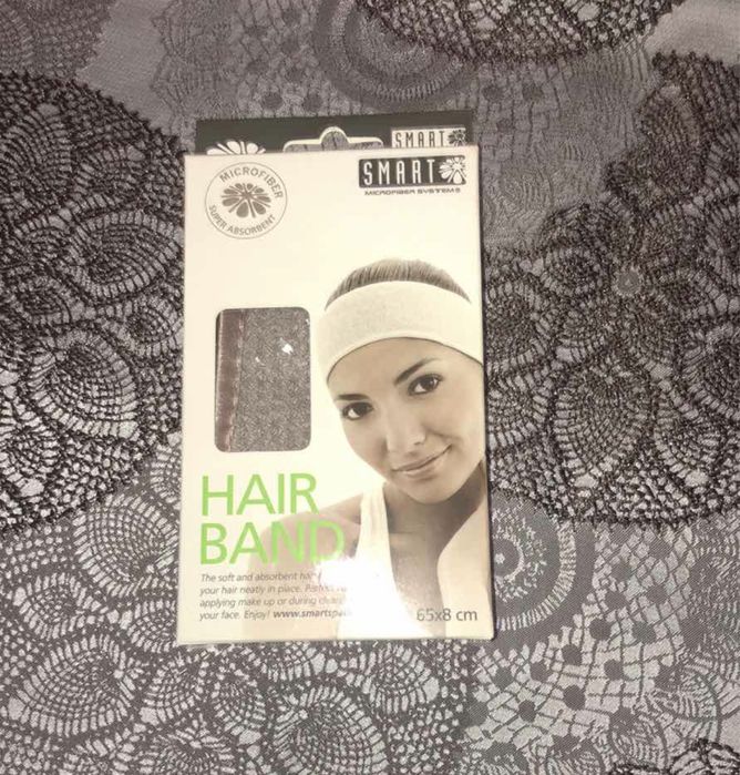 Повязка для волос из SMART Microfiber Белый кот Швеция