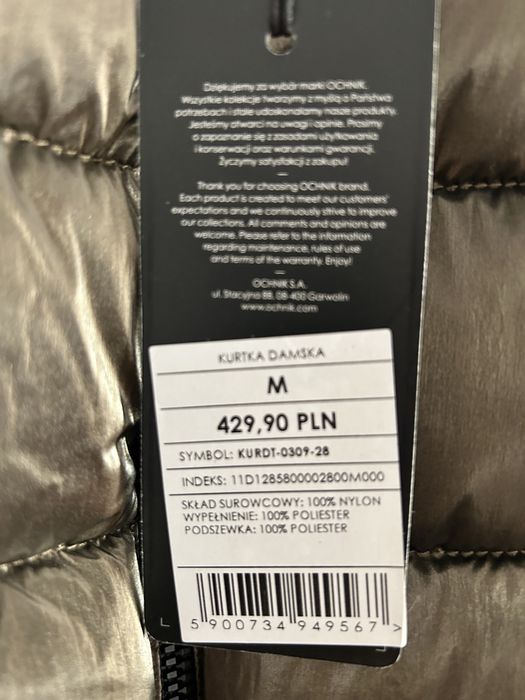 Kurtka OCHNIK rozmiar M