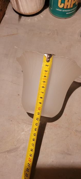 Szklane klosze do lampy lub żyrandola