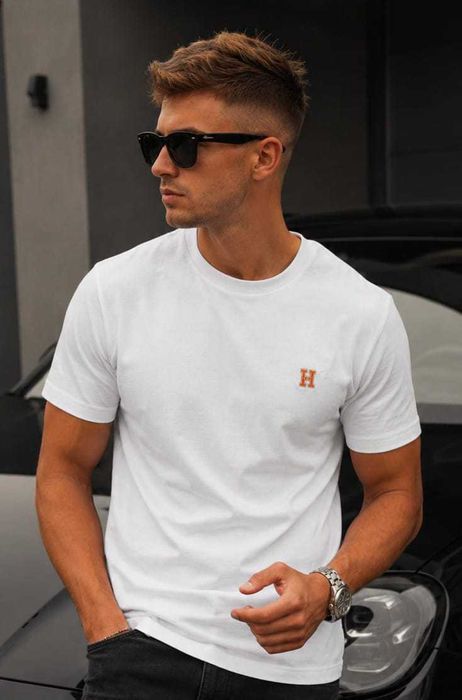 Koszulka biała t-shirt hermes