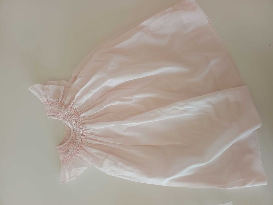 68cm 92cm 0-3-6mies zestaw sukienki biała białe sukienka na chrzest