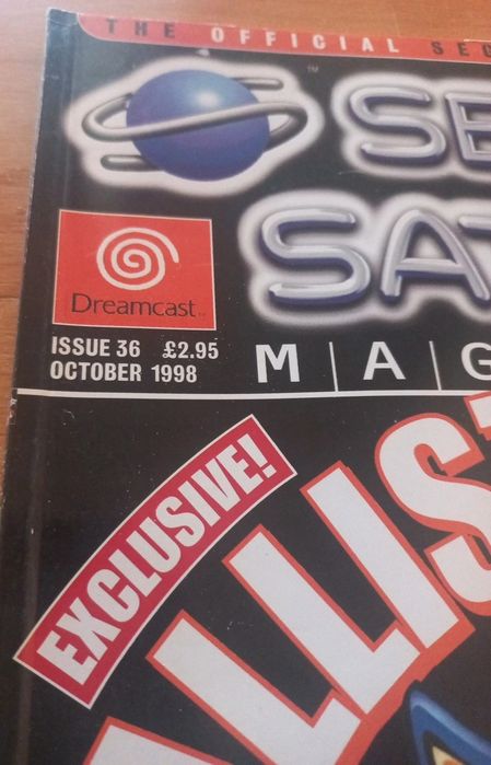Revista Oficial Sega Saturn N.36 October 1998 Rara