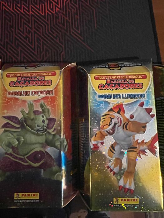 5 packs de cartas invizimals