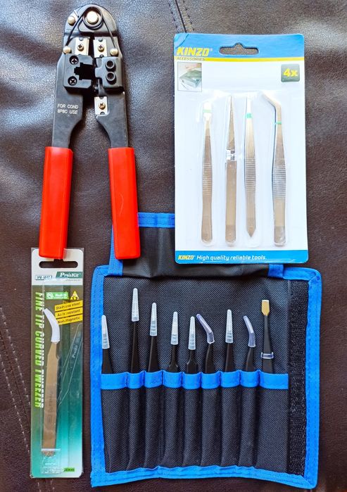 PROMOÇÃO Ferramentas Alicate Fichas RJ45 (e fichas RJ45), pinças vária