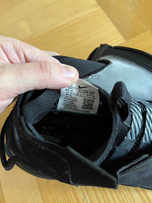 Nike Zoom Pegasus Turbo Shield WP limited 43 czarne sneakersy