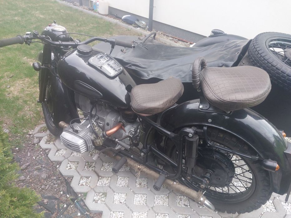 Dniepr 1972r. po remoncie silnika. zamiana na skuter