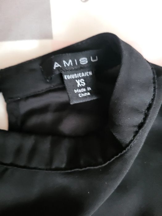 Elegancka czarna bluzeczka Amisu r XS/S