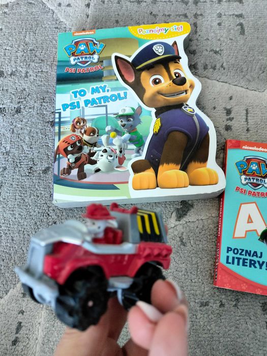 Psi patrol książeczki samochód Marshall