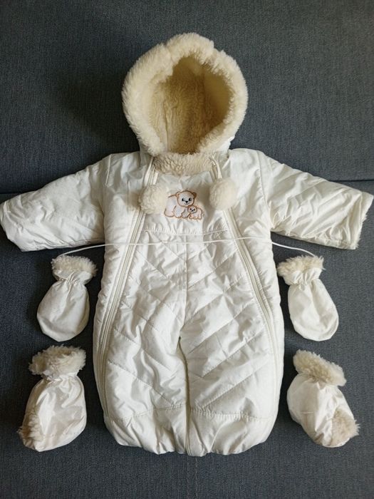 Дитячий комбінезон, зимовий комбінезон для дівчинки