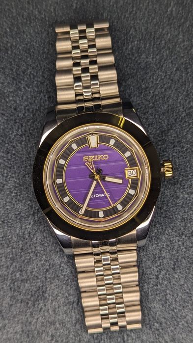 Seiko Vendetta mod bicolor fioletowy