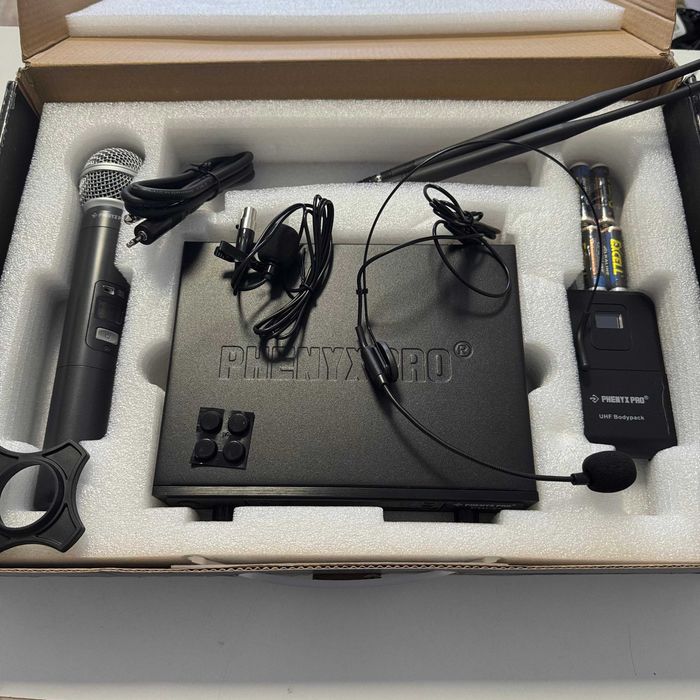 PHENYX PRO PTU 71AB System mikrofonów bezprzewodowych, bodypack
