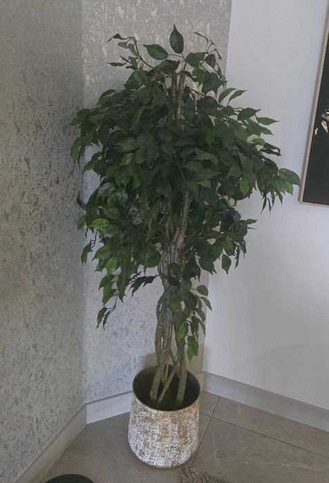 Plantas artificiais + vasos