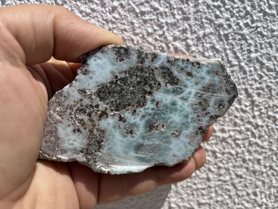 Pedra mineral semipreciosa de Larimar  da Republica Dominicana