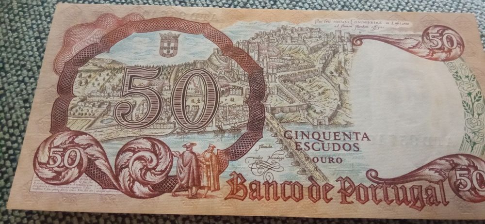 50 Escudos Banknote, 1964