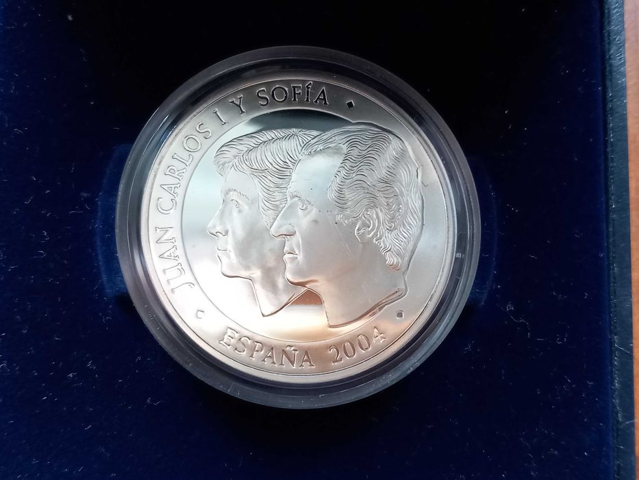 Moeda 10€ Santiago de Compostela Xacobeo 2004 Espanha